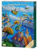 PUZZLE Klasyczne Do Układania THE PORT Obraz Dla Dzieci GRA Ćwiczy PAMIĘĆ