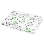 AKUKU Wielorazowy podkład do przewijania z pianki PEVA 55x70cm sowy szare