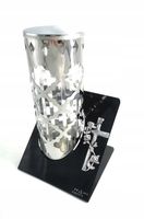 Znicz kapliczka Paris ze stali nierdzewnej PIĘKNY ZNICZ DŁUGA TUBA ORNAMENT