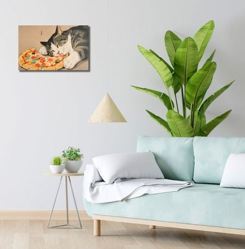 Obraz 50x30cm Pizza Dla Kota na Arena.pl