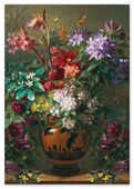 Plakat kwiaty w wazonie martwa natura 70x100 cm