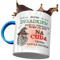 Kubek Błękitny Dziadka Dzień Dziadka Prezent Z Nadrukiem Ze Zdjęciem