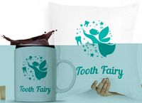 Zestaw Poduszka + Kubek Dla Dentysty Stomatologa Z Nadrukiem Ze Zdjęciem