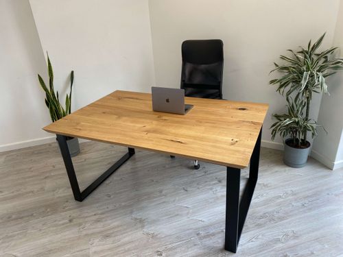 Woodsigner Biurko Dębowe U Type 150x80 na Arena.pl