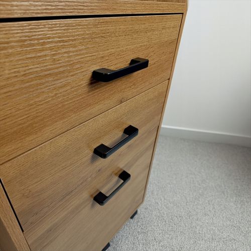 SZAFKA na kółkach STOLIK nocny SZUFLADA olcha REGAŁ do sypialni salonu na Arena.pl