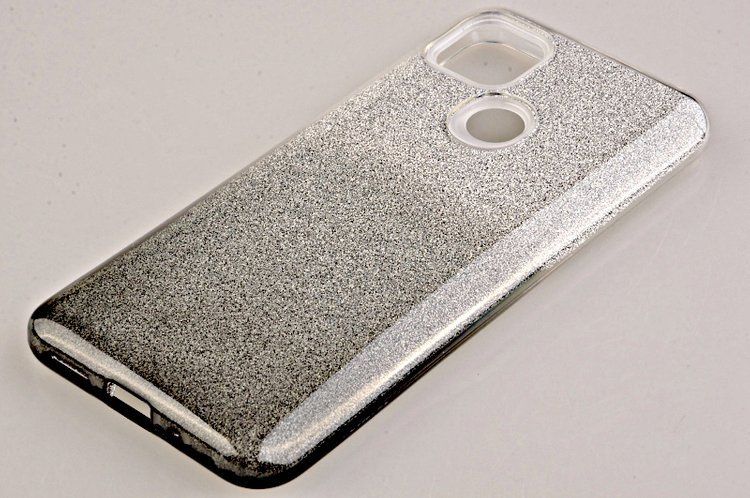 Etui brokatowe Bling do Xioami Redmi 9C czarny zdjęcie 3
