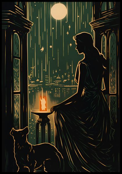 Plakat 68x98cm Nocne Szeptanie zdjęcie 2