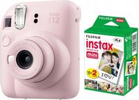 Aparat natychmiastowy Fujifilm Instax Mini 12 różowy + wkłady 20 zdjęć