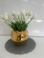 Złoty wazon ceramiczny Kula