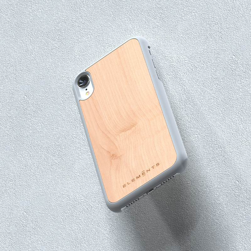 Drewnianie etui do iPhone XR (Light Grey) na Arena.pl