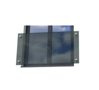 Balkon francuski 180x100 cm grafit/brąz