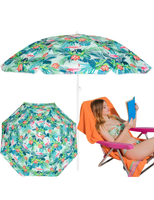 Parasol plażowy składany łamany wbijany 180cm