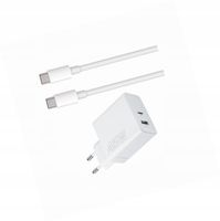 Szybka ładowarka 45W z długim kablem 2m 2 wejścia do Xiaomi Mi 10T Pro