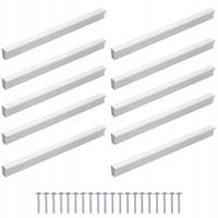10szt Uchwyt meblowy P160 Srebrny 160mm + wkręty