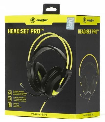 snakebyte słuchawki gamingowe head:set pro 7.1 led na Arena.pl