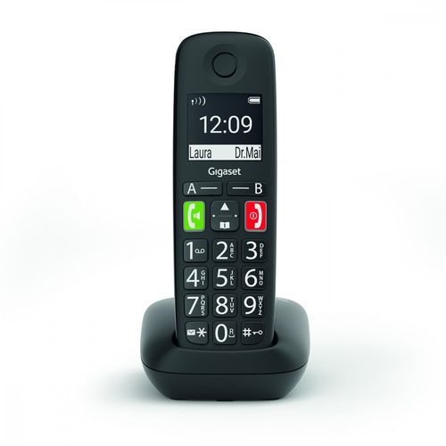 Telefon stacjonarny GIGASET E290 Czarny na Arena.pl