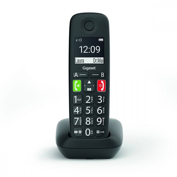 Telefon stacjonarny GIGASET E290 Czarny zdjęcie 8
