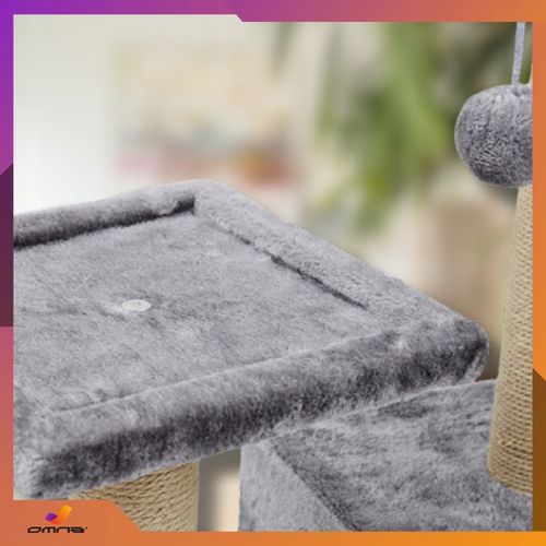 Drapak budka dla kota duży wysoki legowisko dla dużego kota drabinka słupek na Arena.pl