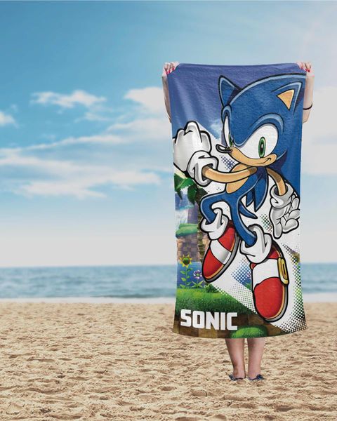 Ręcznik licencyjny 70x140cm - SONIK zdjęcie 2