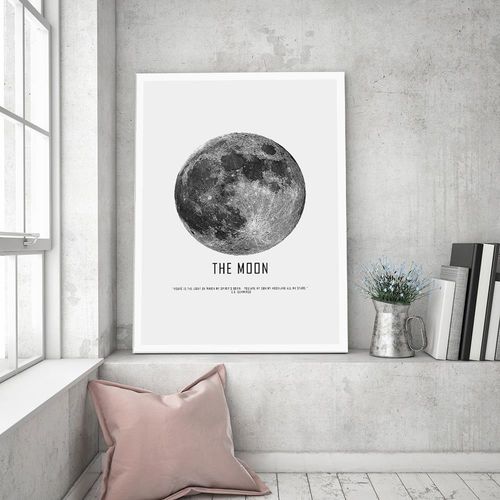 Obraz na płótnie – Canvas, księżyc 40x60 na Arena.pl