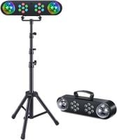 NIEKOMPLETNA Lampa DJ z statywem Ukfog ZQ05156 wirująca kula disco