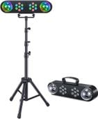 NIEKOMPLETNA Lampa DJ z statywem Ukfog ZQ05156 wirująca kula disco
