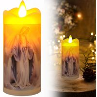 ZNICZ ELEKTRYCZNY ŚWIECZKA NA BATERIE 12 CM LED