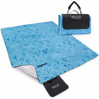 KOC PIKNIKOWY PLAŻOWY MATA TURYSTYCZNA WODOODPORNA Z IZOLACJĄ 200x200 CM