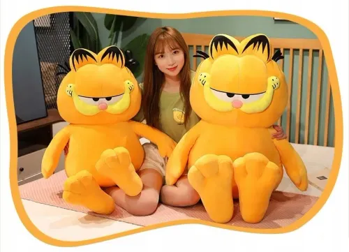DUŻY GARFIELD PODUSZKA MASKOTKA PLUSZAK ZAGŁÓWEK MISIEK PLUSZOWY 40cm na Arena.pl