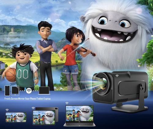 Projektor przenośny HY320 WERSJA DUŻA FULL HD WiFi ANDROID 11 + SMART TV na Arena.pl