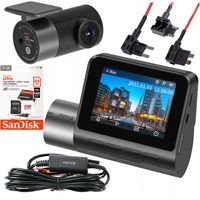 Wideorejestrator 70mai A500S PRZÓD TYŁ+ 64GB+ ACC