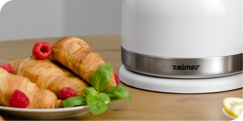 Czajnik elektryczny Zelmer ZCK7940 1.5 l 2200 W biały na Arena.pl