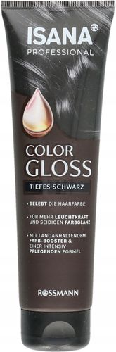 ISANA PROFESSIONAL COLOR GLOSS ODŻYWKA DO WŁOSÓW KOLORYZUJĄCA DEEP BLACK na Arena.pl