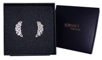Kolczyki ślubne CLEO silver KOKONET 8-0403