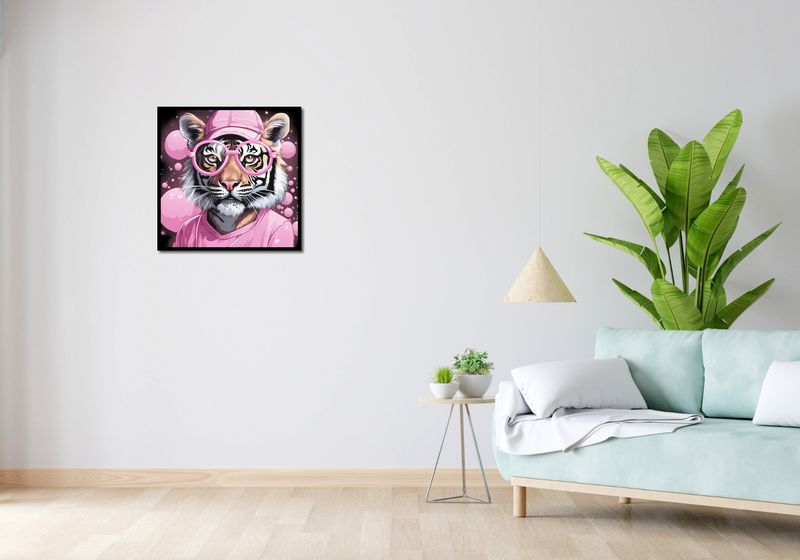 Plakat 60x60cm Ludzki Tygrys zdjęcie 4