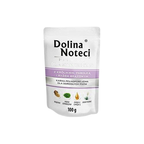 Dolina Noteci Premium Dla Psów Małych Ras Z Królikiem, Fasolką I Ryżem 100g na Arena.pl
