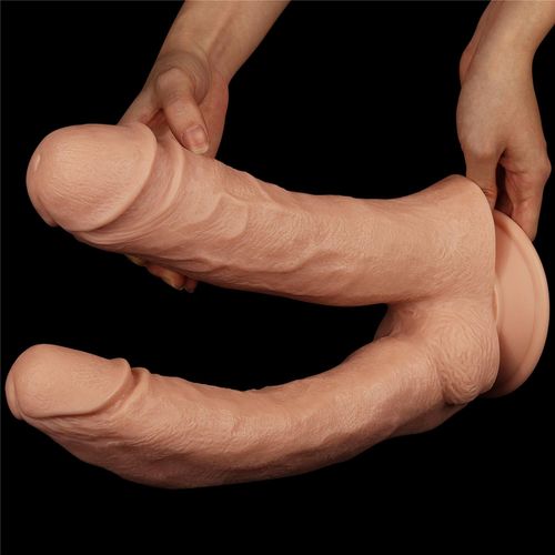 12'' realistic mega double dildo na Arena.pl
