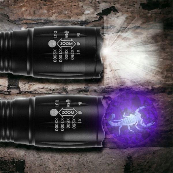 MOCNA LATARKA LED ZOOM + UV DO BURSZTYNÓW zdjęcie 3