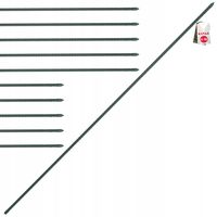 TYCZKA PODPÓRKA ROŚLIN STAL POWLEKANA 180cm 10szt