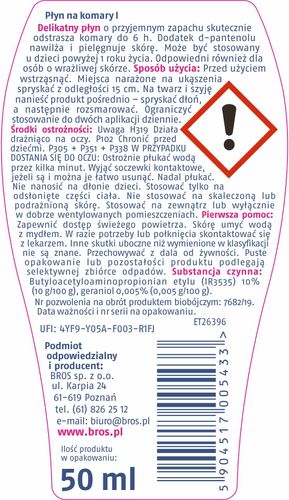 BROS Płyn na komary dla dzieci 50ml na Arena.pl