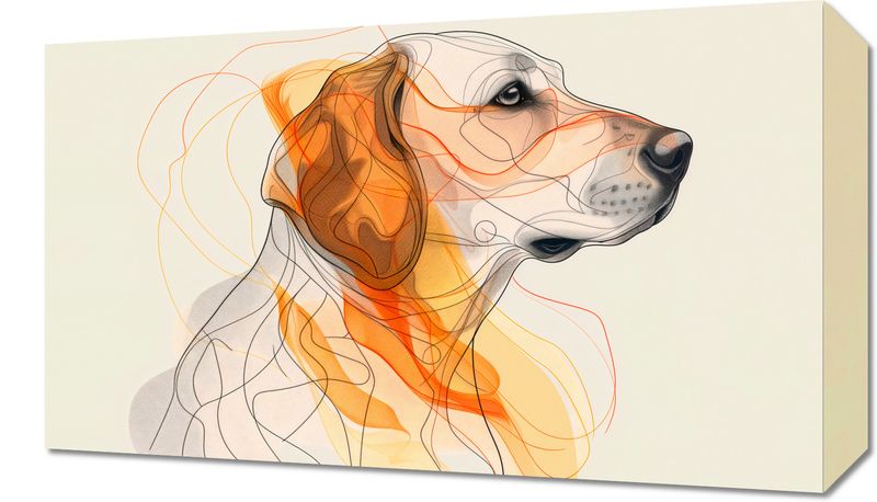 Obraz 50x30cm Kontur Profilowego zdjęcie 1