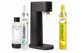 Saturator My Soda Woody kolor biały + 2x Nabój SodaTaste Butelka 1L Czarny