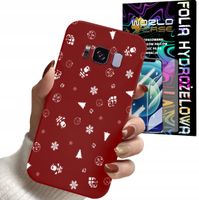 ETUI DO SAMSUNG S8 - ŚWIĄTECZNE WZORY CHOINKA MIKOŁAJ + FOLIA