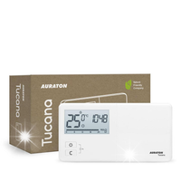 PRZEWODOWY STEROWNIK REGULATOR PIECA TERMOSTAT POKOJOWY AURATON tygodniowy