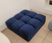 PUF ROYAL BLUE GRANATOWY WELUR 96/96/42  SERENA MICADONI
