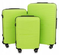 ZESTAW WALIZEK 3w1 WALIZKA PODRÓŻNA NA KÓŁKACH GRAVITT POLIPROPYLEN 008