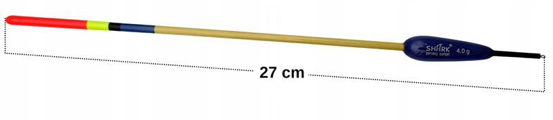 Spławik Przelotowy z BALSY SHARK Perfekt Hunter 4 g / 27 cm zdjęcie 2