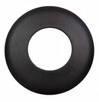 ROZETA SZEROKA FI 130 MASKUJĄCA ŚCIENNA DO PIECA KOZY CZARNA