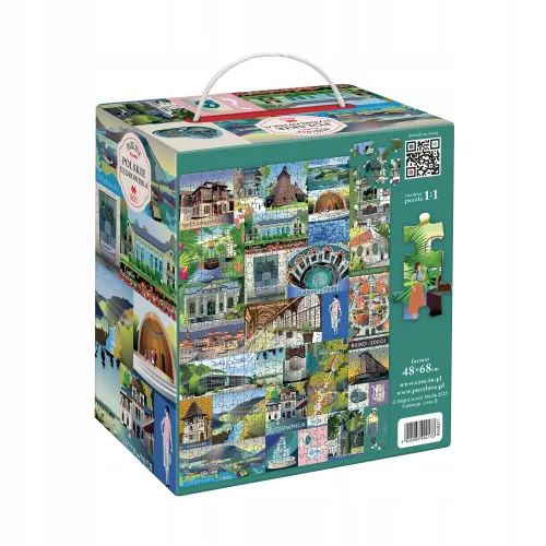 Puzzle CzuCzu 500 elementów Puzzlove Polskie uzdrowiska 500 elementów na Arena.pl