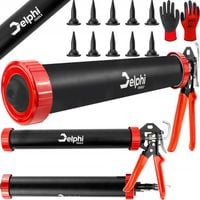 WYCISKACZ PISTOLET DO SILIKONU MAS SZPACHLOWYCH FUG AKRYLU MOCNY